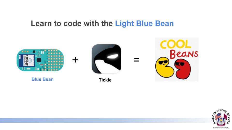 Introducing Coding to Students & Teachers with Light Blue Bean